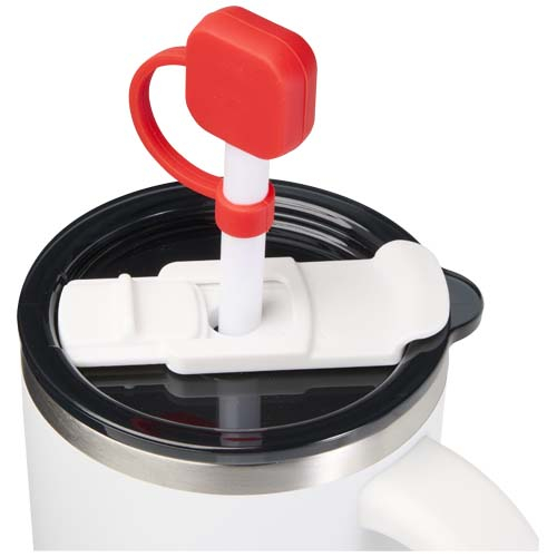 Capuchon pour paille en silicone promotionnel Sip Rouge