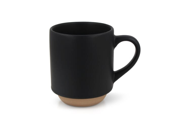 Mug personnalisé 180 ml grès cérame Tallin Noir