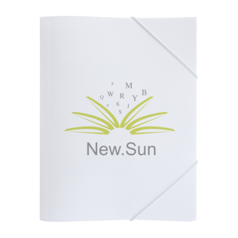 Chemise à rabat publicitaire personnalisable à élastique A4