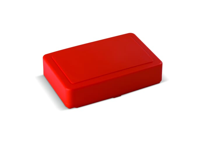 Porte-clés jeton de chariot promotionnel Rouge