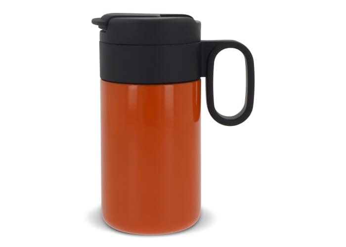 Organiseur de bureau à personnaliser avec chargeur sans fil 5W Orange