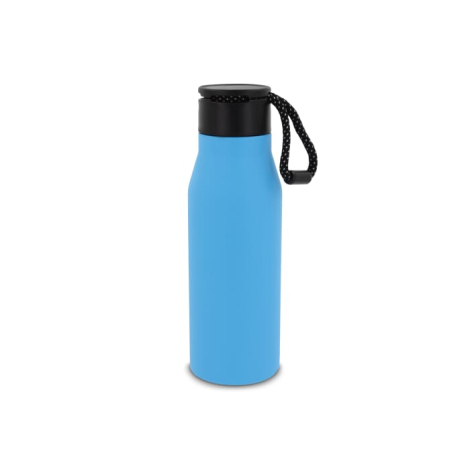 Bouteille isotherme personnalisée avec dragonne bambou 500ml