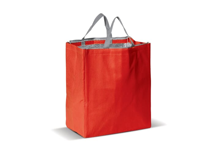 Sac à cordon réfléchissant à personnaliser Rouge
