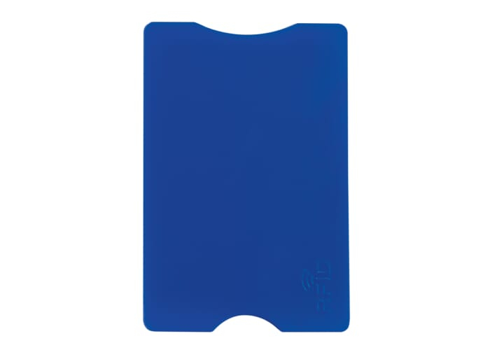 Porte-cartes promotionnel anti-RFID Bleu