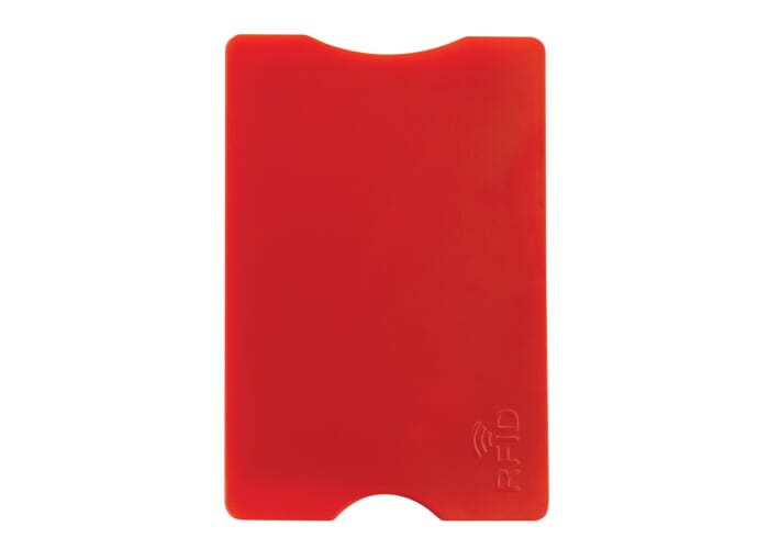 Porte-cartes promotionnel anti-RFID Rouge