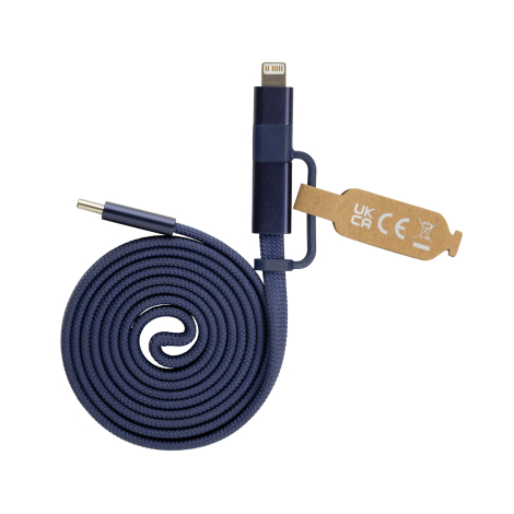 Câble magnétique promotionnel 60W 2 en 1 Arc