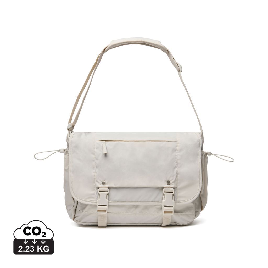 Sac messager pour écran 15,6" personnalisable Kento Urban Beige