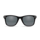 Lunettes vues de face, avec monture noire unie sans personnalisation visible