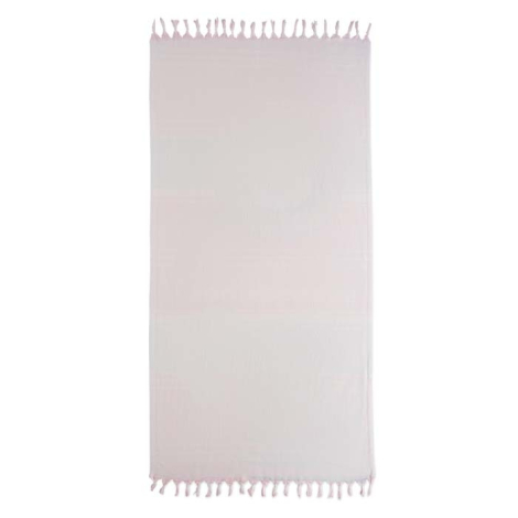 Serviette vue à plat côté uni sans personnalisation visible