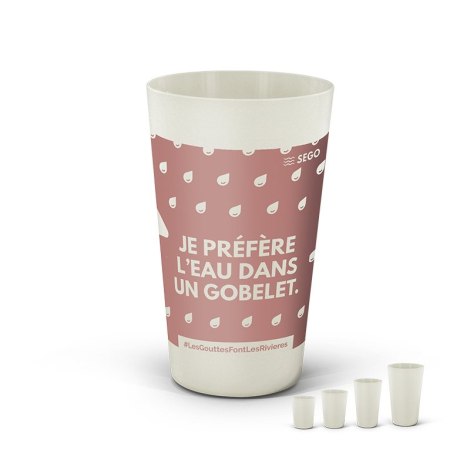 Gobelet réutilisable publicitaire 600 ml - BIO