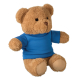 Peluche ourson promotionnelle 23 cm avec t-shirt Jackie