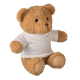 Peluche ourson promotionnelle 23 cm avec t-shirt Jackie