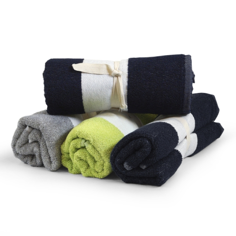 Serviette de sport personnalisable coton recyclé SEASPORT