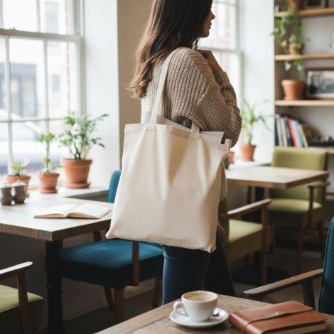 Sac shopping personnalisé coton bio - BIOTOTE