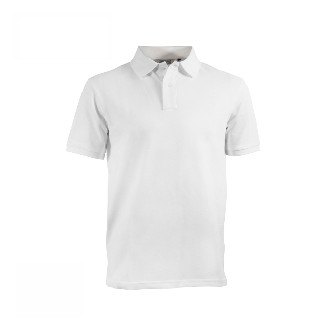 Polo unisexe promotionnel Origine France Garantie 220g - ALBERTIN Blanc