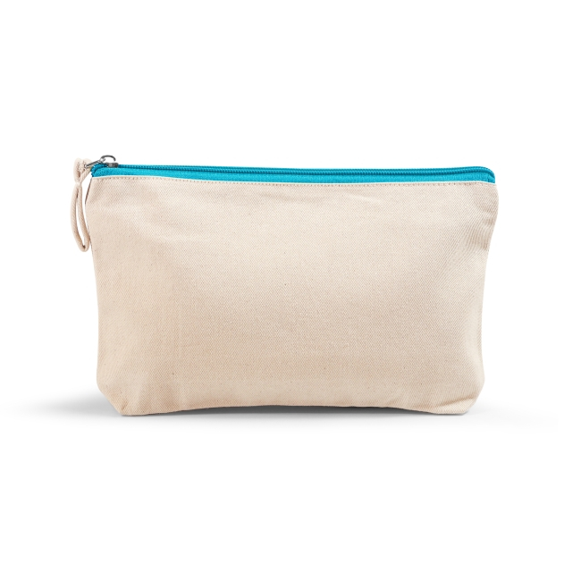 Trousse publicitaire coton bio 280 gr/m² - Biutifulday Bleu