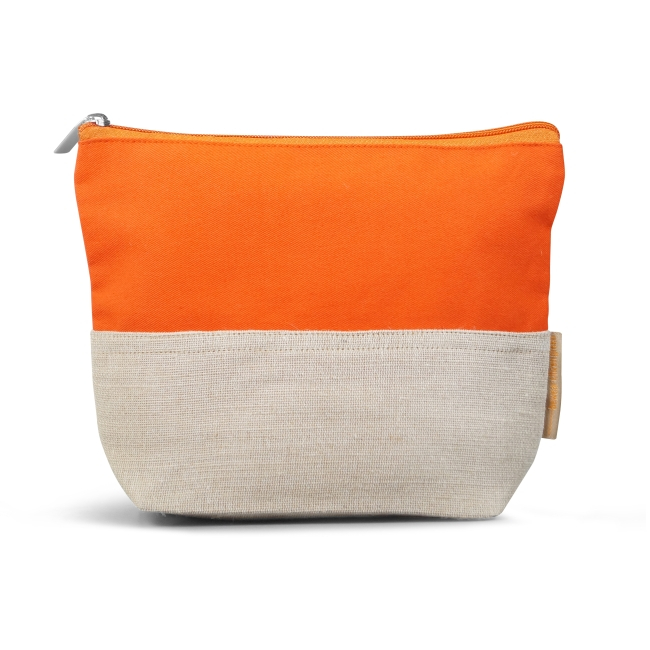 Trousse cosmétique publicitaire coton bio - Today Orange