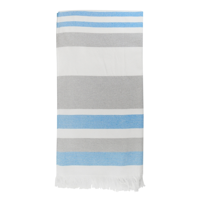 Serviette de plage promotionnelle - Elmar Bleu