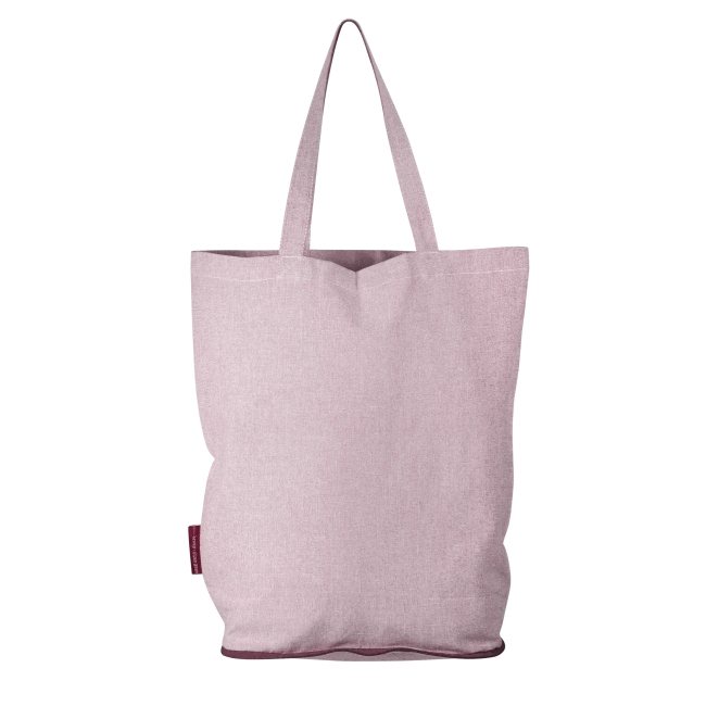 Tote bag pliable personnalisé en coton recyclé - Reeco Rouge