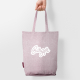 Tote bag pliable personnalisé en coton recyclé - Reeco Tote bag pliable personnalisé en coton recyclé - Reeco