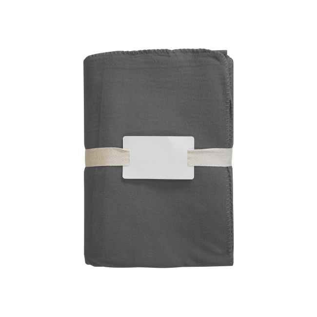 Plaid personnalisable microfibre recyclée REPLAY Gris