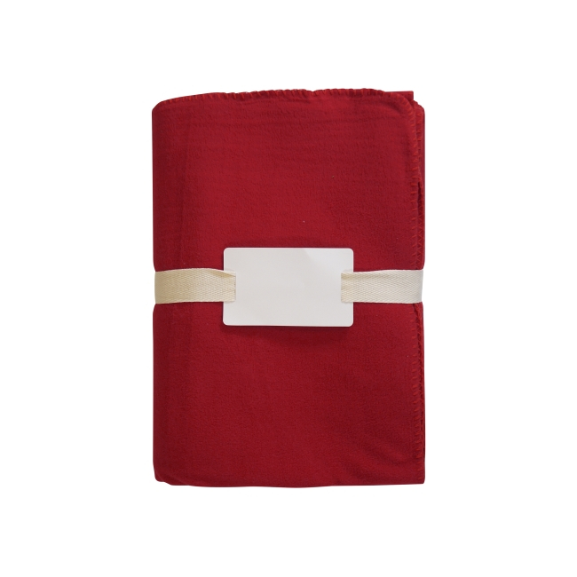 Plaid personnalisable microfibre recyclée REPLAY Rouge