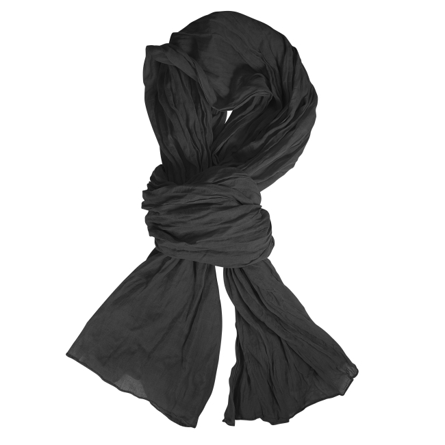 Chèche 3 en 1 100 % coton personnalisable - Lawrence Noir
