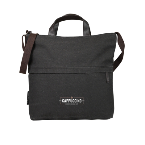 Sac noir de face avec marquage visible