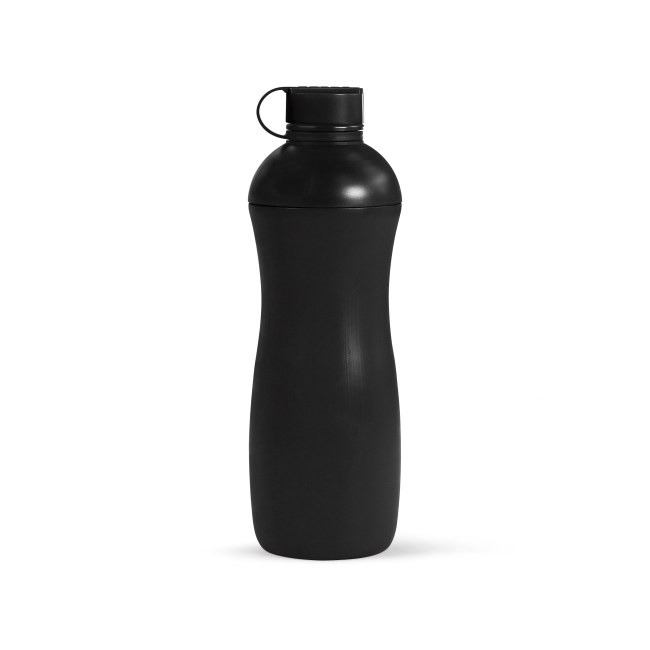 Bouteille personnalisée plastique biosourcé Europe BOTL4 Noir