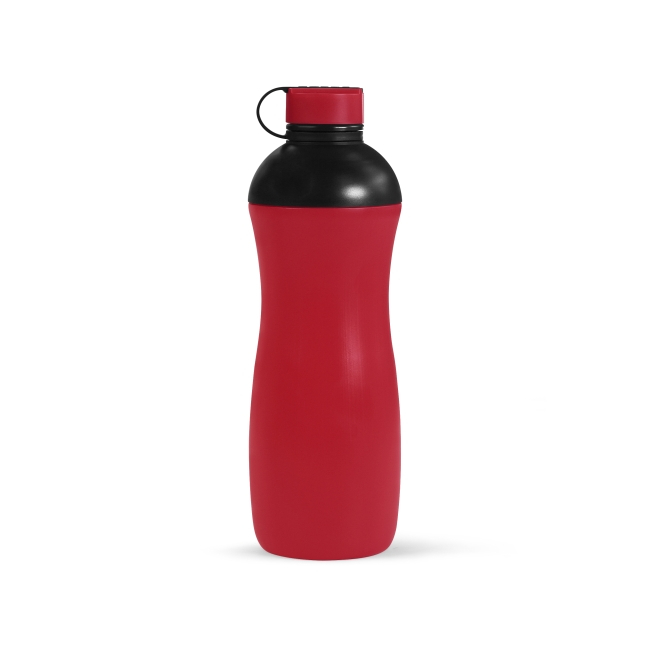 Bouteille personnalisée plastique biosourcé Europe BOTL4 Rouge