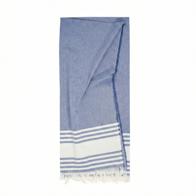 Fouta légère personnalisable - Sandy Bleu