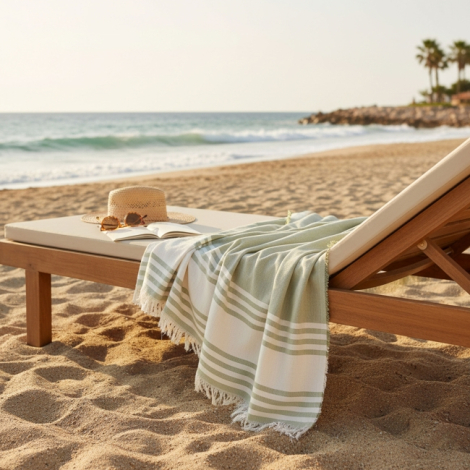 Fouta légère personnalisable - Sandy 