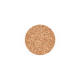 Sous-verre rond en liège présenté seul sur fond neutre, sans marquage visible.