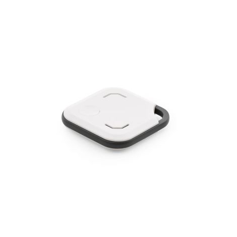 Traceur carré blanc présenté en perspective avec attache visible, sans personnalisation apparente.