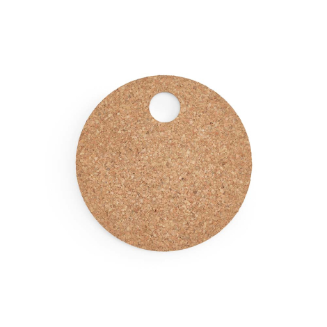 Dessous de plat personnalisé rond en liège Sinatra