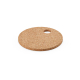 Dessous de plat rond en liège présenté en légère perspective, sans marquage visible.