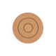 Dessous de plat en liège assemblé en vue de dessus, sans personnalisation visible.