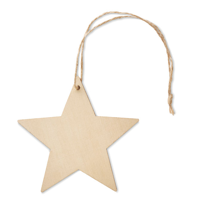 Etoile en bois personnalisable à suspendre ESTY Bois