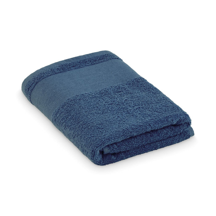 Serviette coton 380 g/m² 50 × 100 cm personnalisée Island 50 Bleu