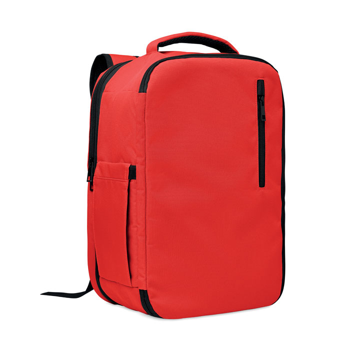 Sac à dos cabine extensible rPET personnalisable Flysafe Rouge