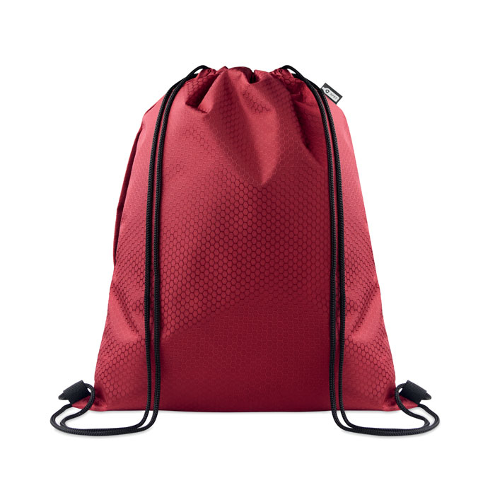 Sac à cordon promotionnel en RPET 420D Daykit Bordeaux