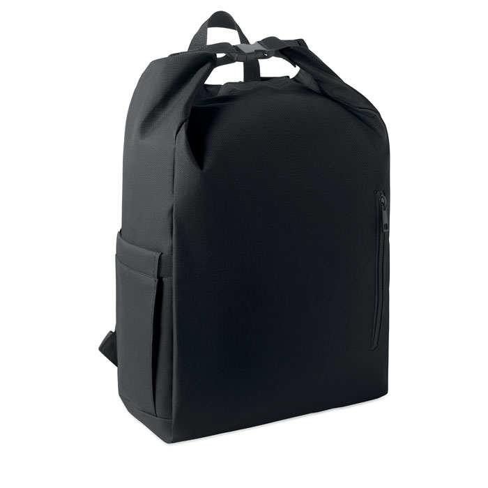 Sac à dos roll top pour écran 15’’ personnalisable Uniton Noir