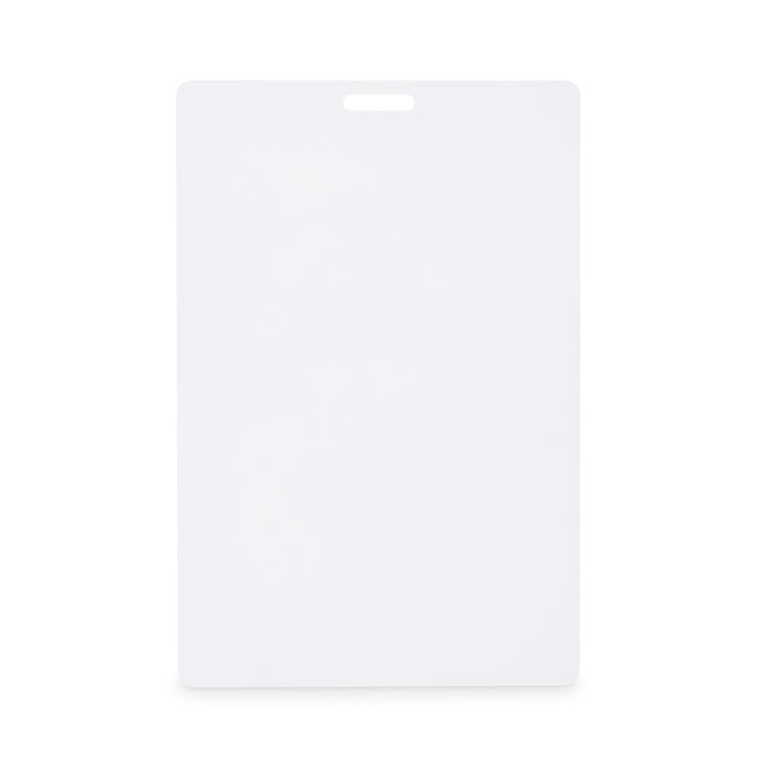 Badge personnalisable pour lanyard Badlarge Blanc