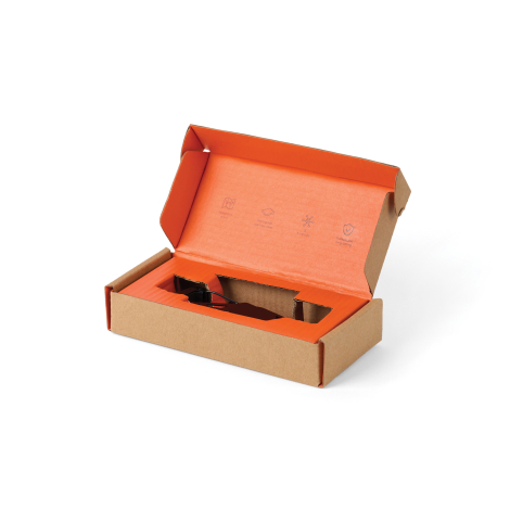 Coffret de présentation en carton ouvert contenant l’outil multifonctions, sans marquage visible sur le produit.