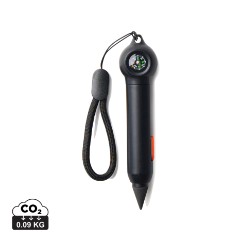 Crayon infini personnalisé avec boussole et attache