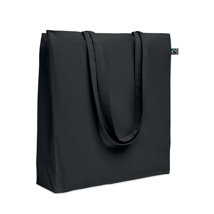Cabas à soufflet personnalisable coton 180 g/m² Osole++ Colour Noir