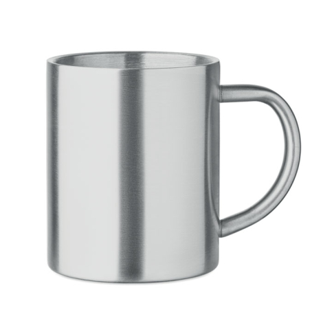 Mug promotionnel 260 ml en acier inox recyclé Util