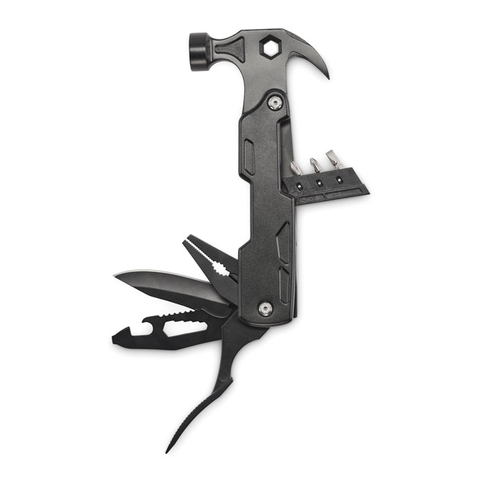 Marteau multifonction personnalisable en acier Multihammer Noir