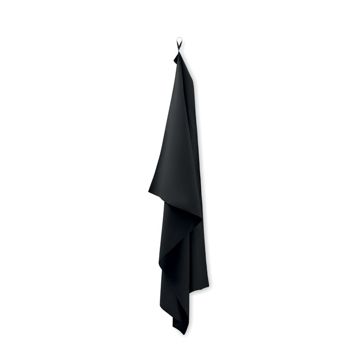Serviette publicitaire grand format 100 × 150 cm Atoll 100 Noir