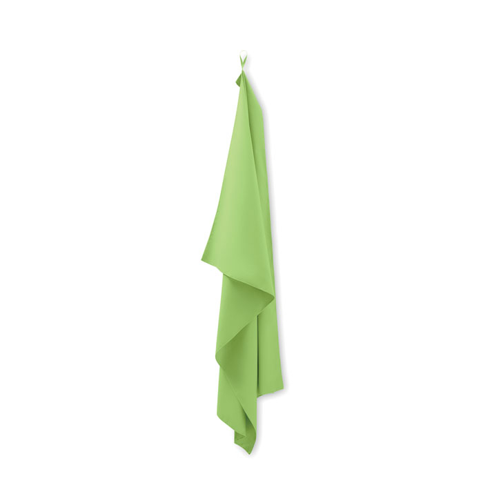 Serviette publicitaire grand format 100 × 150 cm Atoll 100 lime